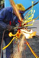 Musical metal welder, 